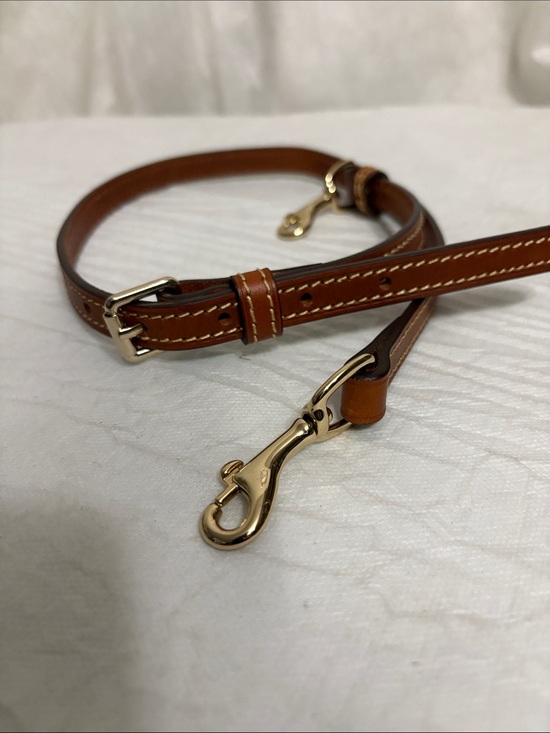Dooney & Bourke Accessories - Dooney & Bourke Leather Strap with Gold Hardware